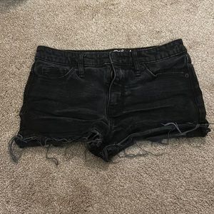 denim shorts